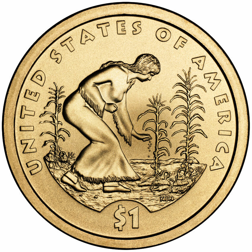 2009 P Sacagawea Native American Dollar Brilliant Uncirculated BU $1 Dollar Coin