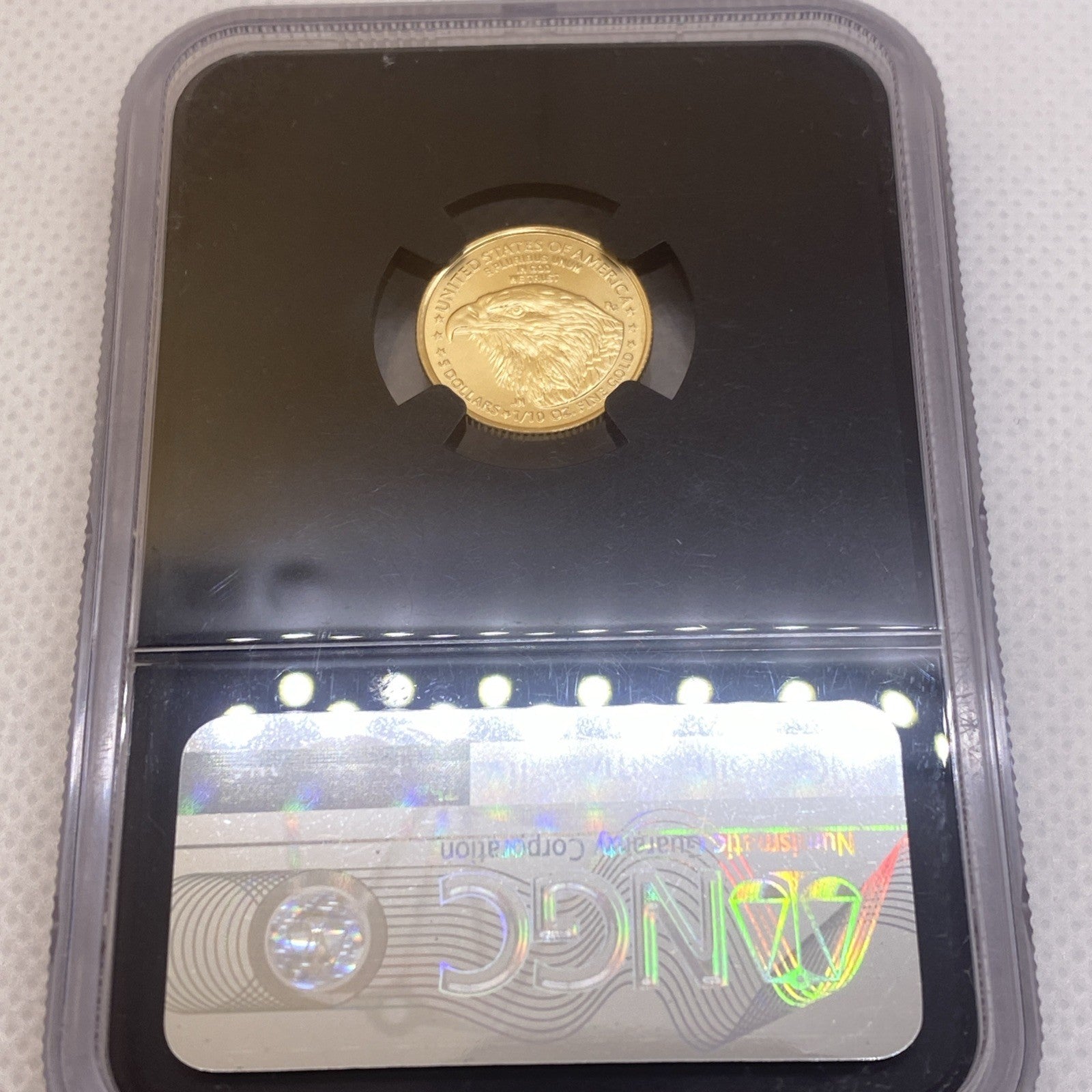 2022 $5 Gold American Eagle NGC MS-70 1/10 OZ Coin Gold Label