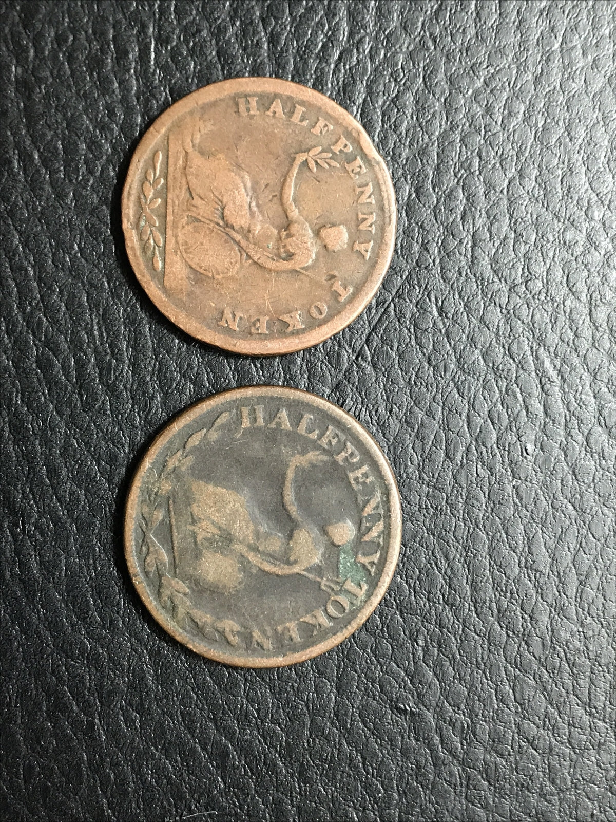 Field Marshal Wellington Half Penny 2 Tokens - #Marshal-2T