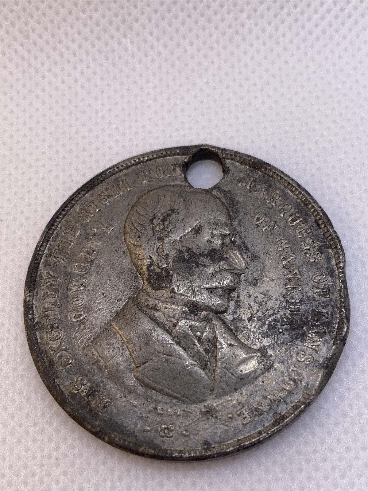 1834-1884 Marquess of Lansdowne Gov General Of Canada Toronto Medal RARE