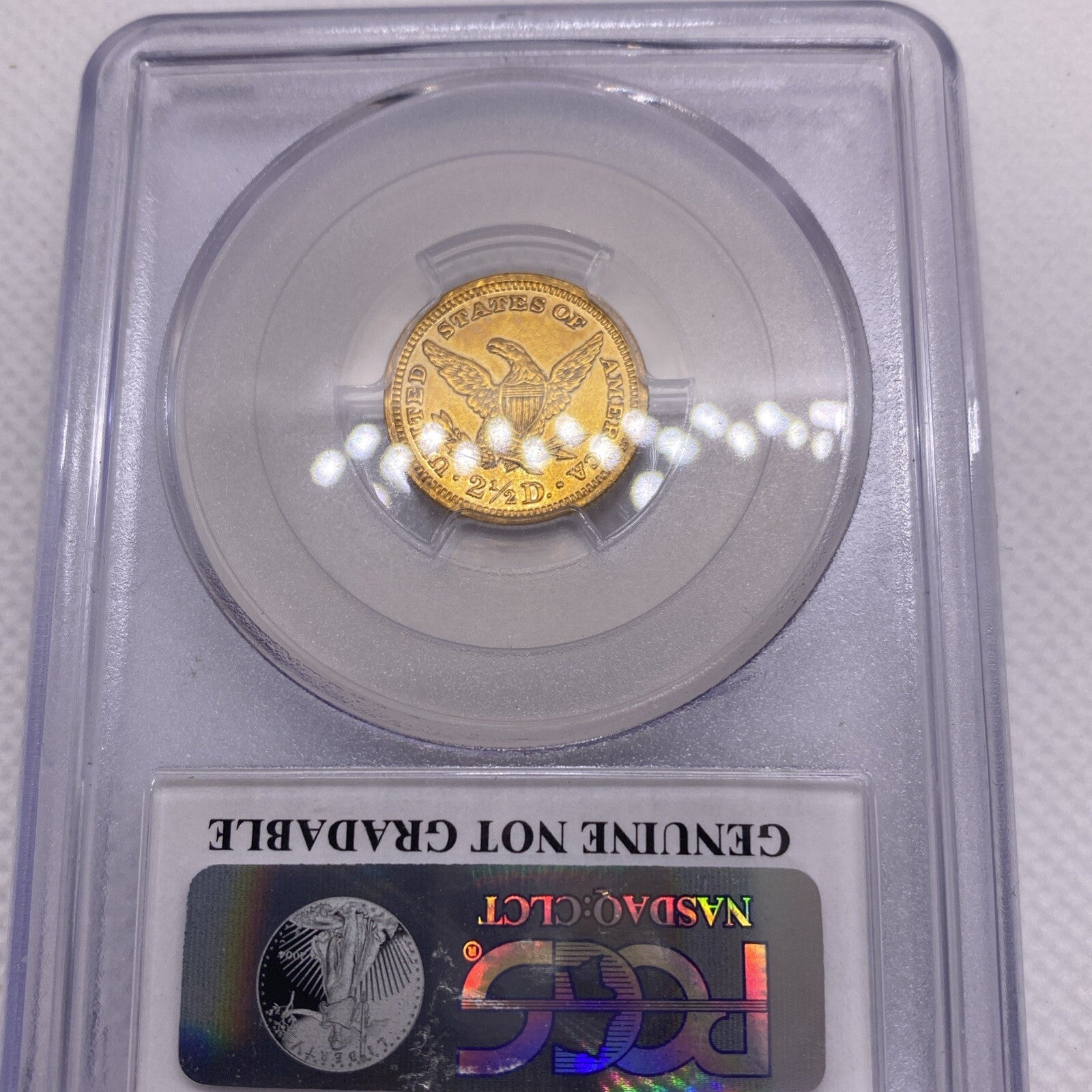 1892 Quarter Eagle $2.50 Gold Coin - NGC Graded AU Details VERY RARE Low Mintage