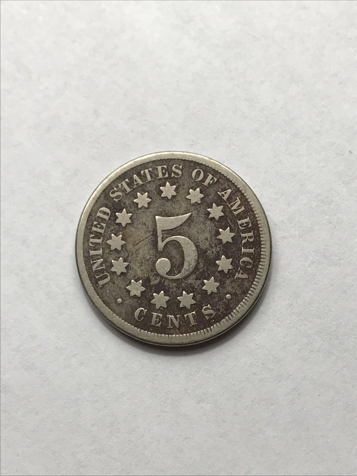 1867 Shield Nickel Great Beautiful Coin #YY67