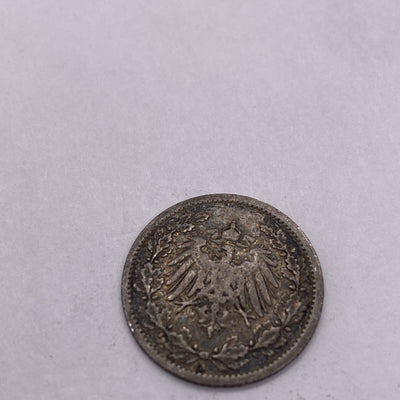Germany, 1/2 mark, 1906 silver coin German Silver Coin #9228-10