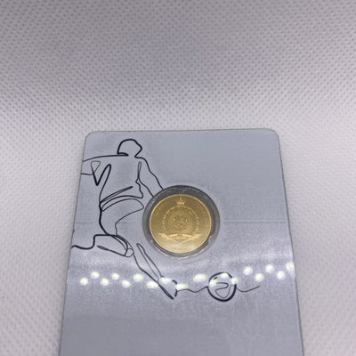 2023 Gold  1/10th OZ Gold Niue Fernando Hierro PAMP Very Low Mintage & RARE