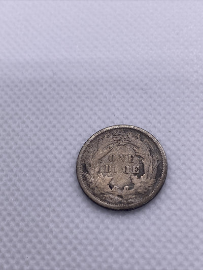 1875 Seated Liberty Silver Dime Great Condition #24849