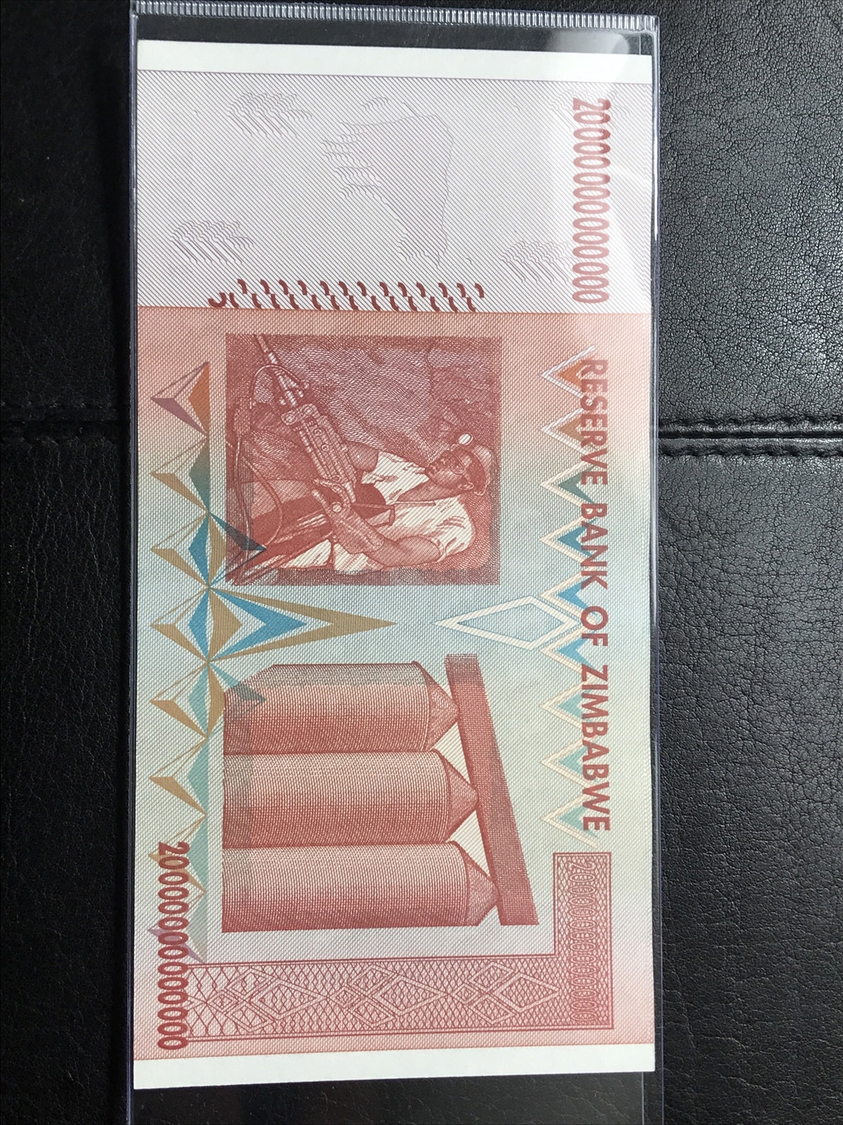 2008 20 TRILLION Zimbabwe DOLLARS BANKNOTE UNC 100 TRILLION SERIES UNCIRCULATED