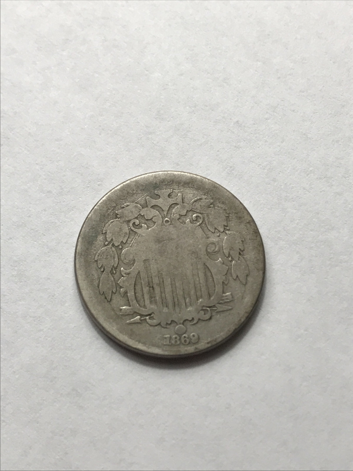1869 Shield Nickel Great Beautiful Coin #OOP1869