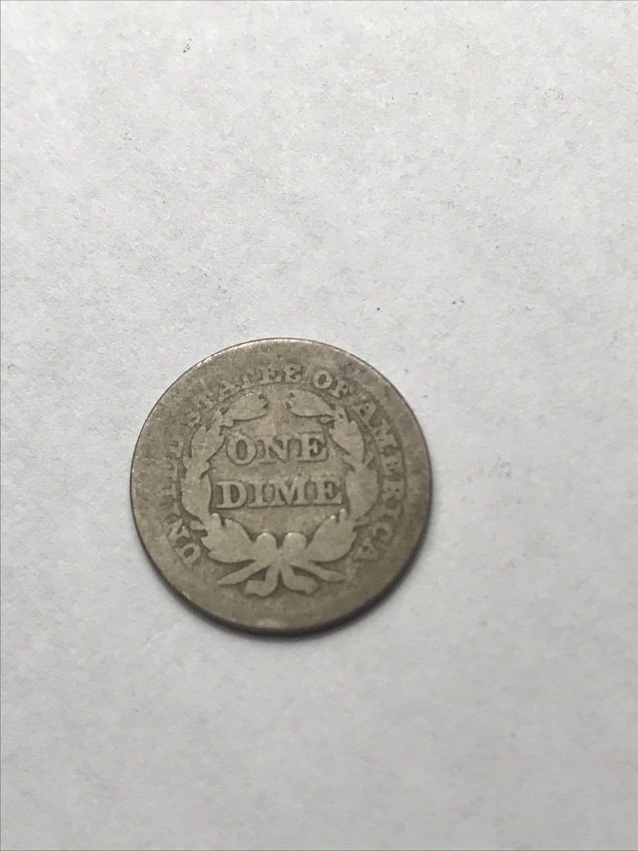 1841 Seated Liberty Dime #LX654