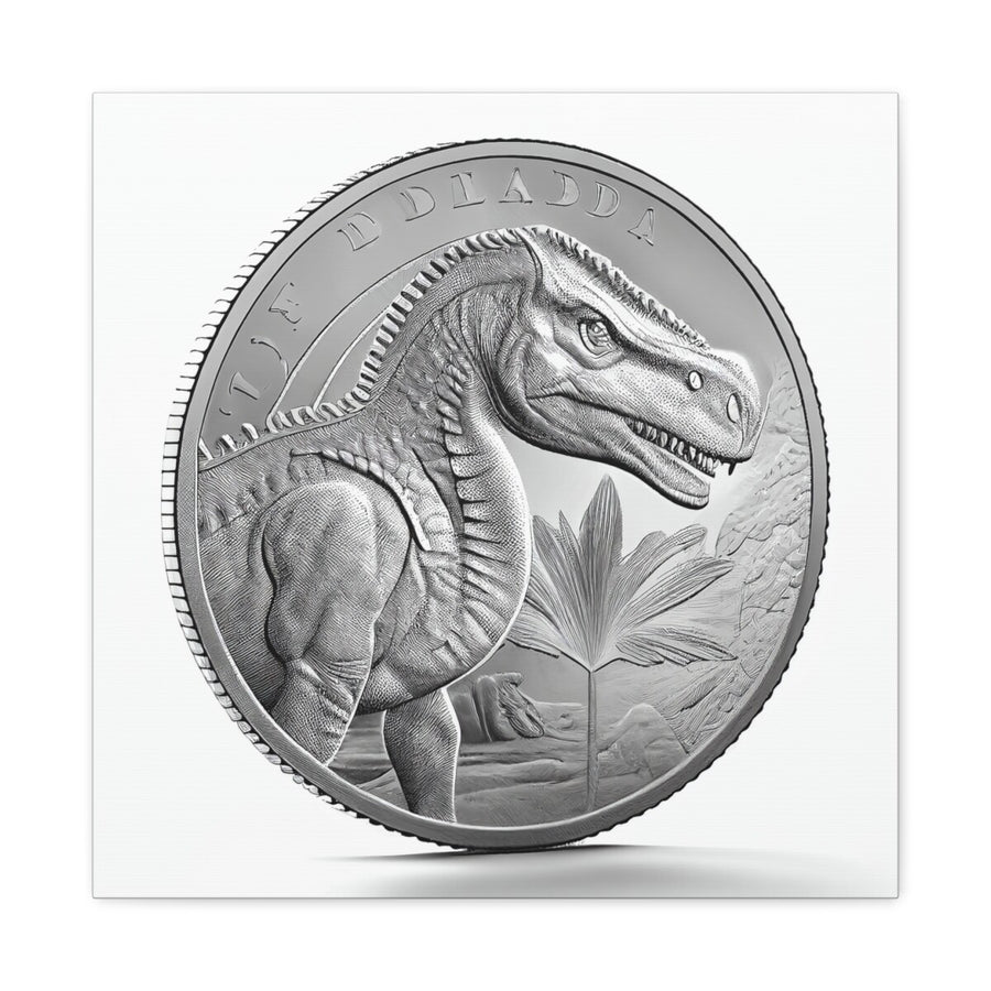 Dragon Coin Print Canvas Dragon Poster Dragon Coin Canvas Dragon Wall Art Print