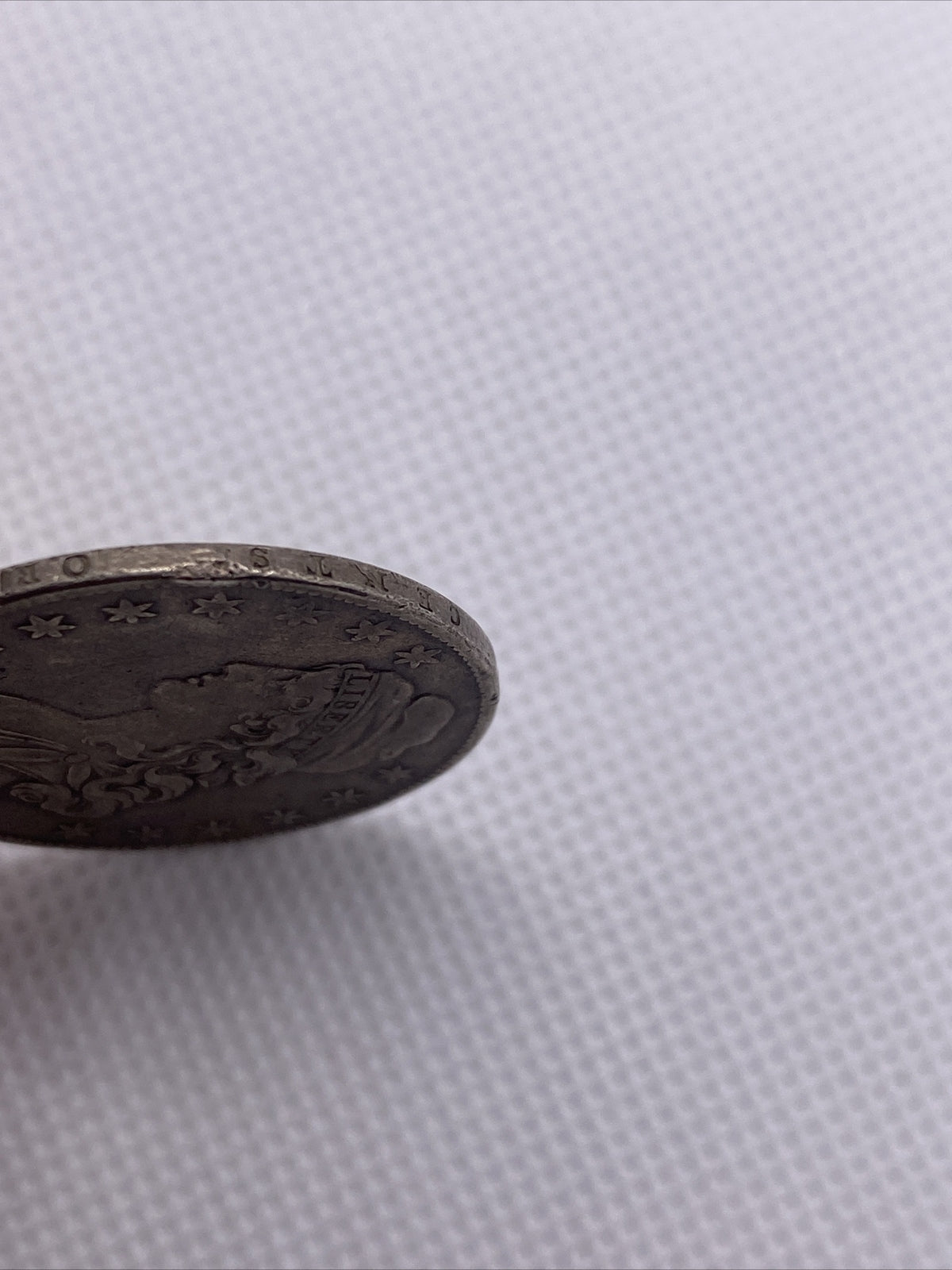 1836 Capped Bust Half Dollar Lettered Edge Silver 50c Beautiful Toning