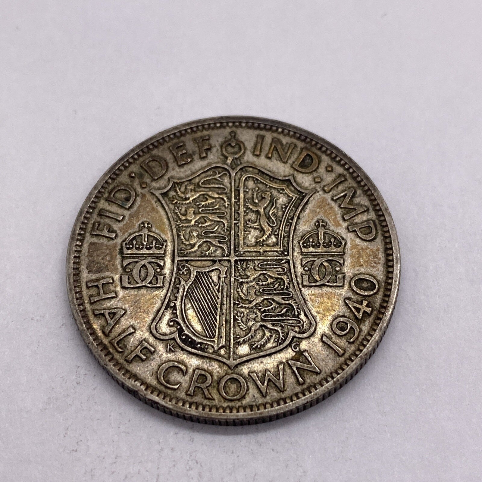 Great Britain, Half Crown 1940 silver coin #4322-10