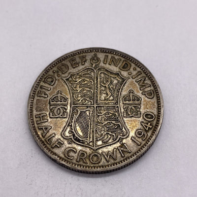 Great Britain, Half Crown 1940 silver coin #4322-10
