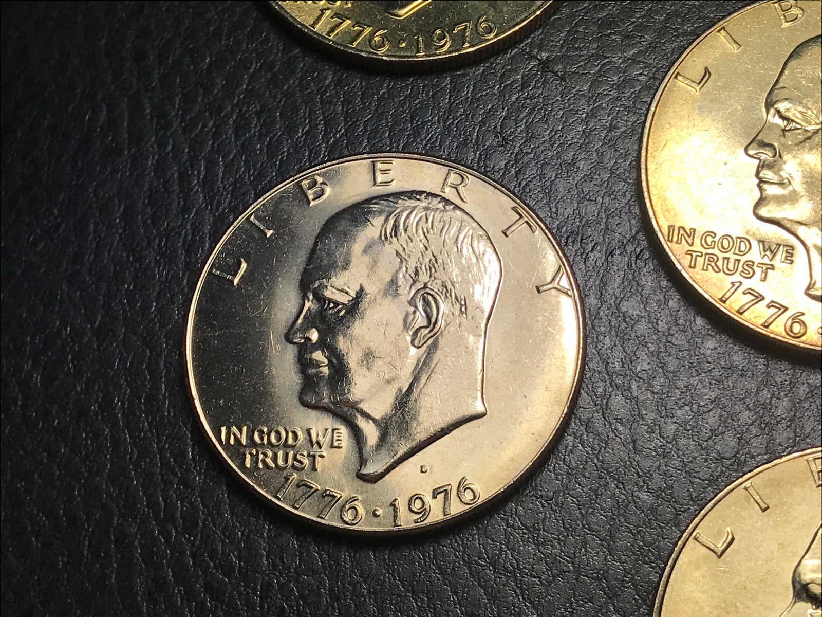 1976 P D Eisenhower Ike Seven $1 Dollars BU Toned Coins Type 1 - #IKE-7