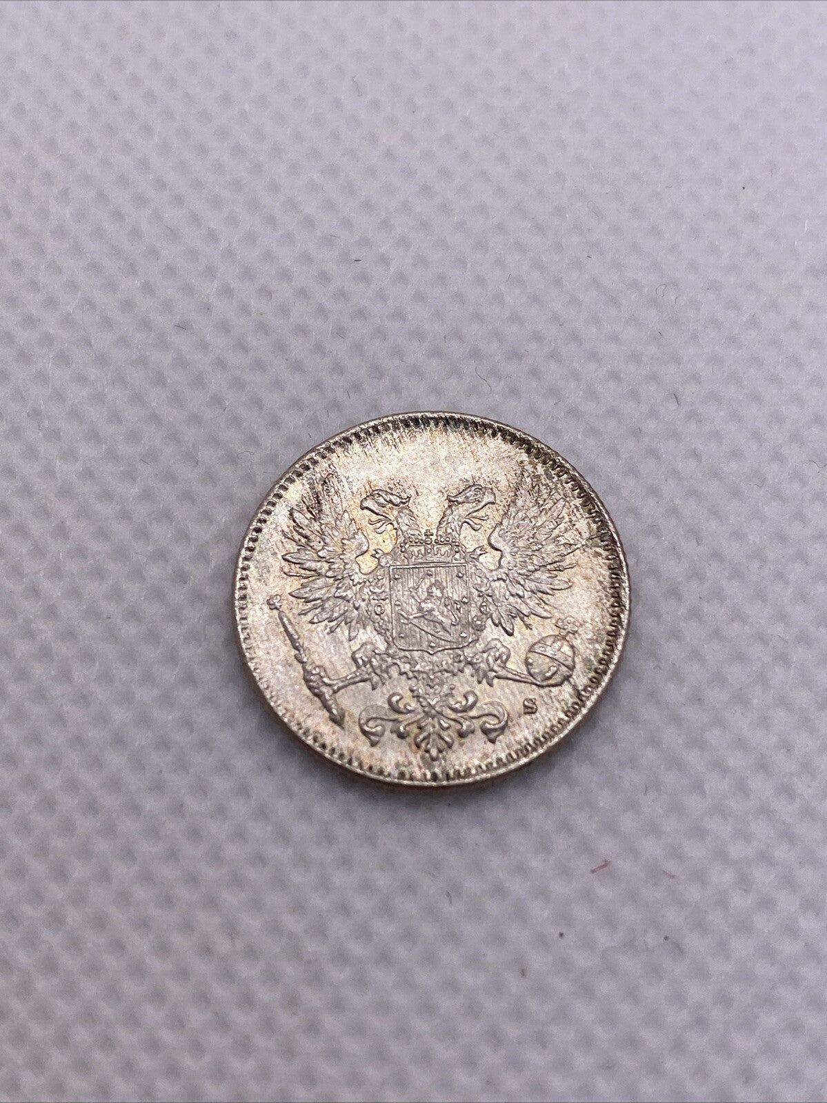 1917 S Finland 50 Pennia With Crown Grand Duchy #552-10