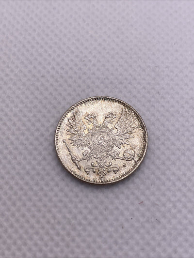 1917 S Finland 50 Pennia With Crown Grand Duchy #552-10