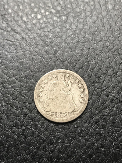 1854 O Seated Liberty Dime New Orleans Mint Rare