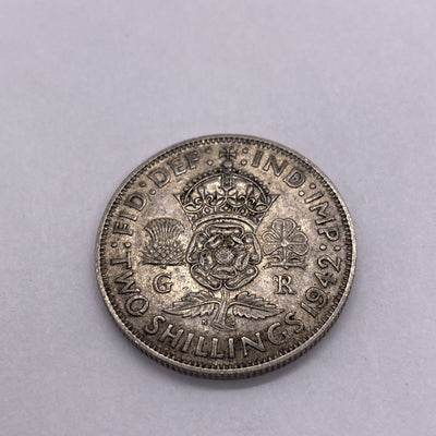 TWO SCHILLING 1942  SILVER  #643-10