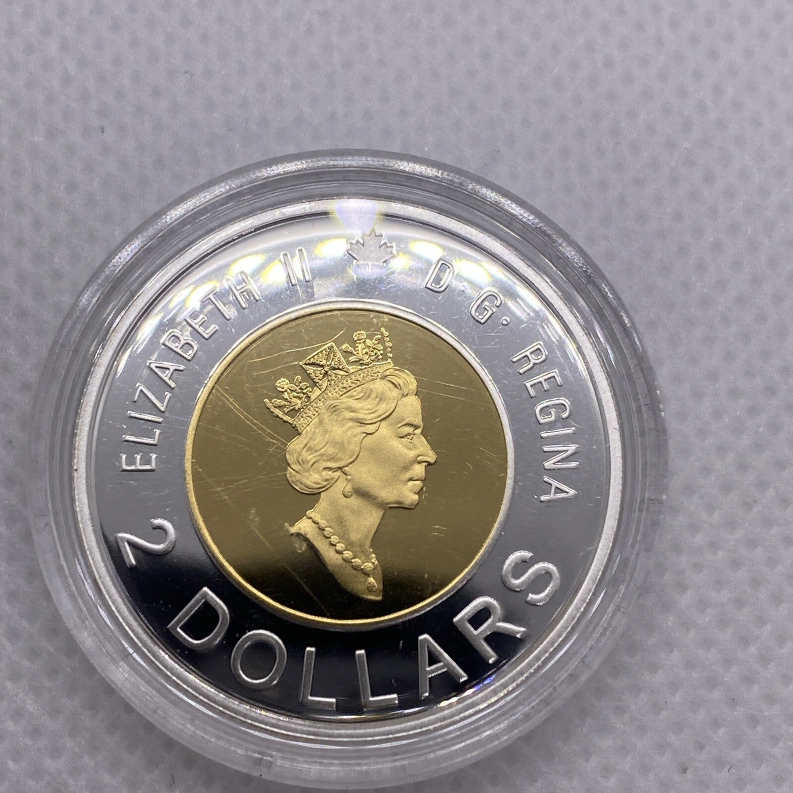 2000 Canada Rare Silver Proof Knowledge $2 Canadian Coin