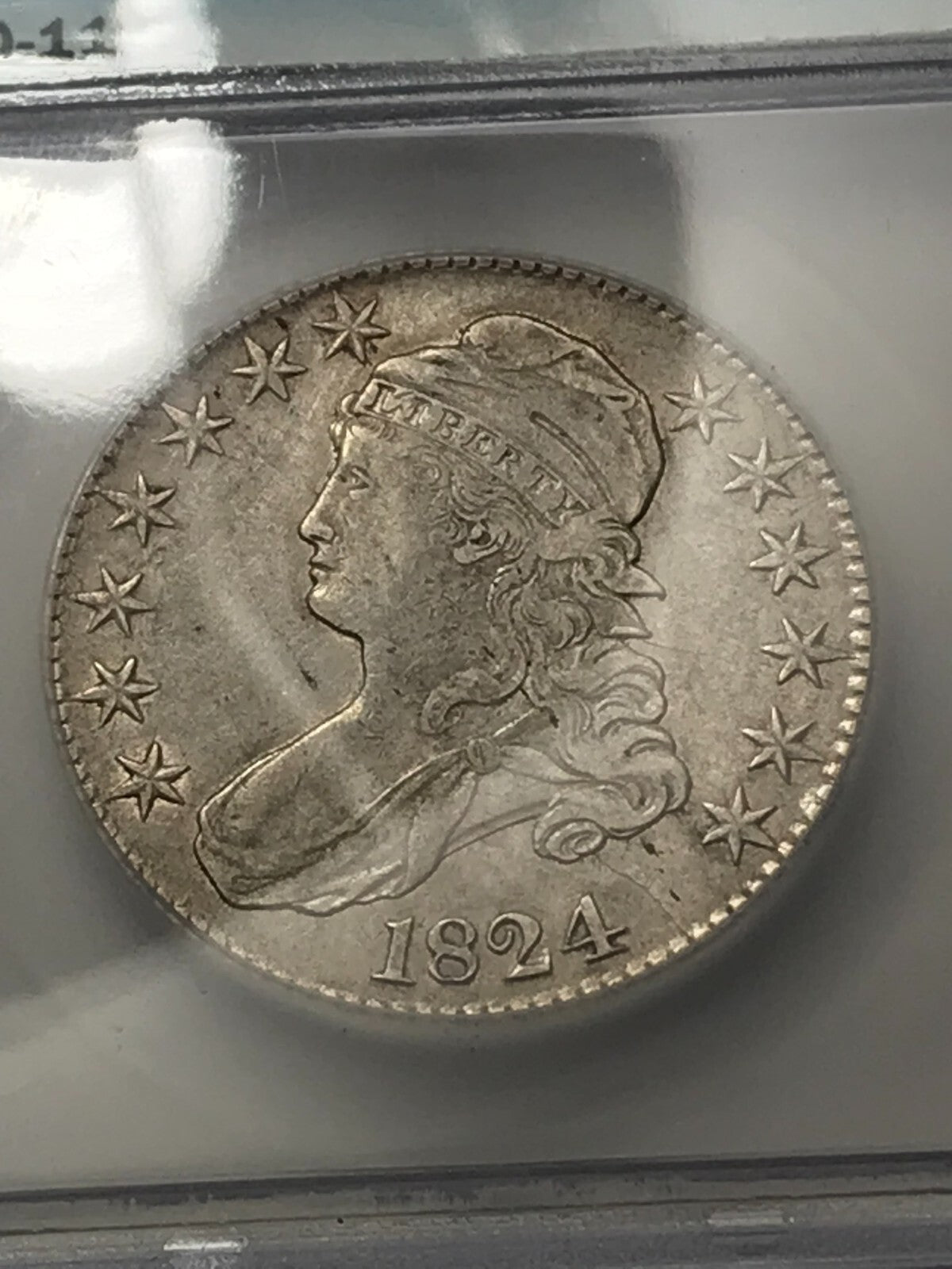1824 Capped Bust Half Dollar O-112 VF30 ICG RARE
