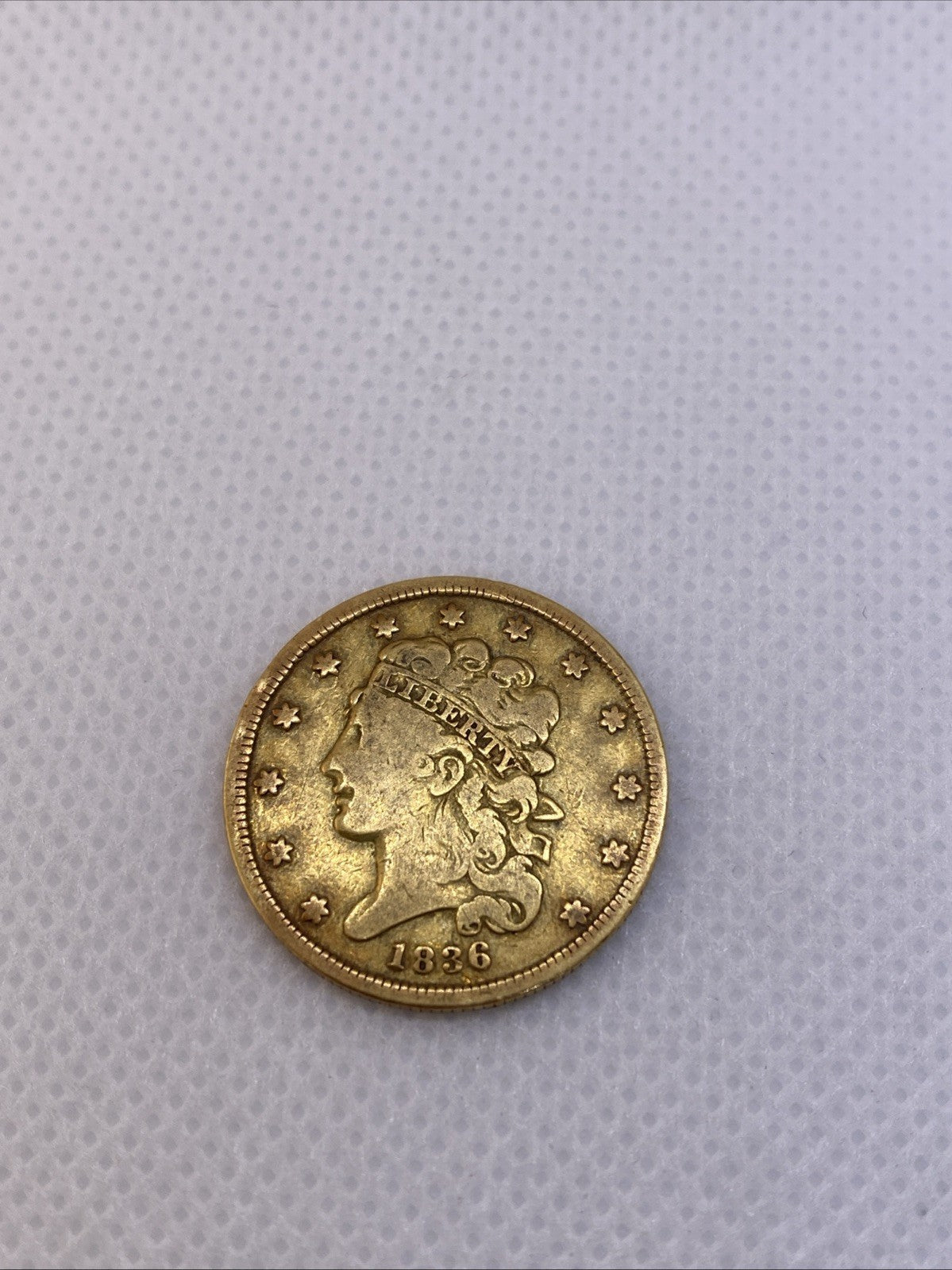 1836 Classic Head Half Eagle $5 #8287