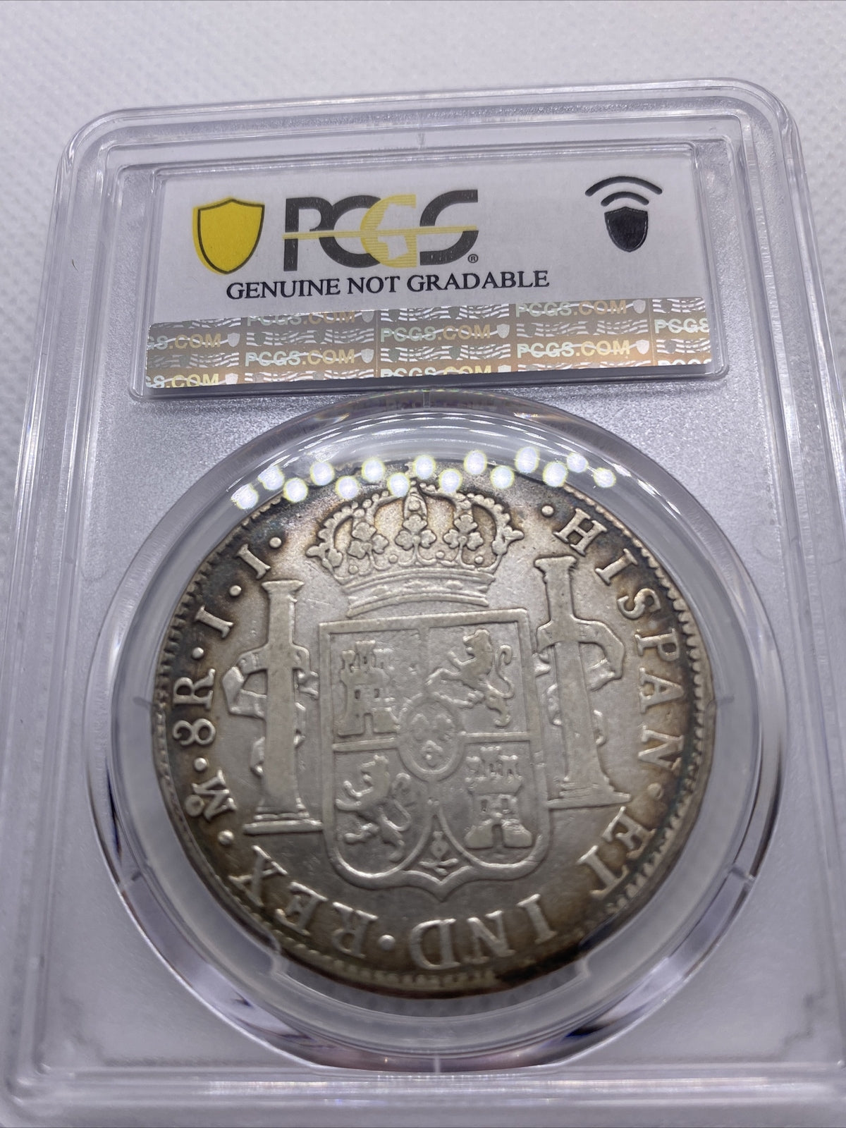 1818 MO JJ Mexico 8 Reales Silver Ferdinand VII PCGS VF Detail Calico-1333 #7954