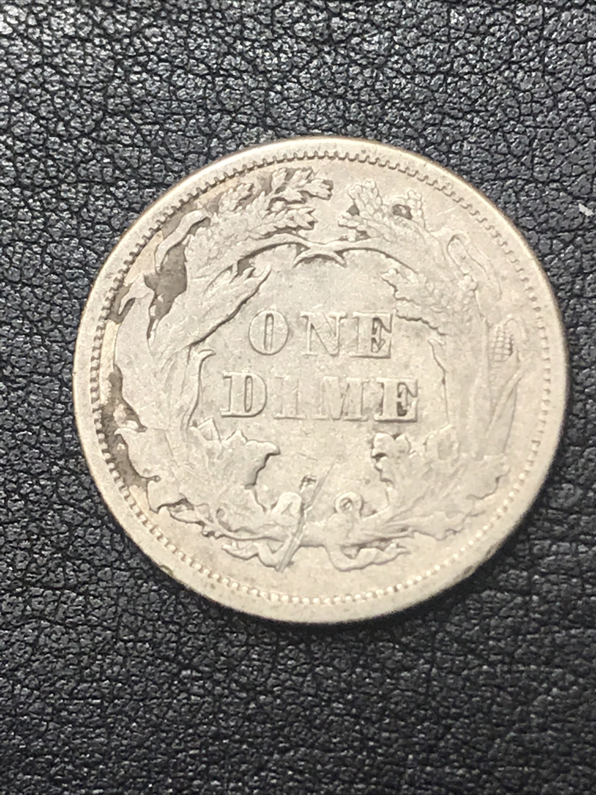 1876 Philadelphia Mint Silver Seated Liberty Dime #1279