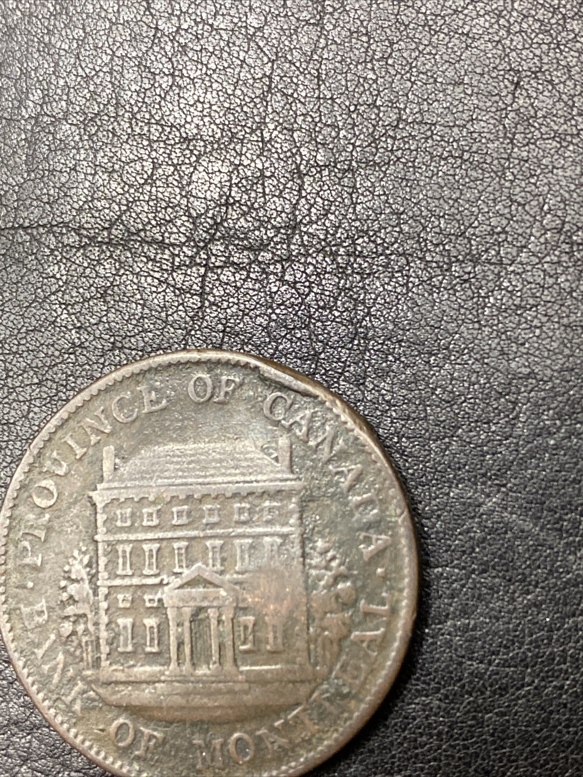 1844 Bank Of Montreal Canada Half Penny Token