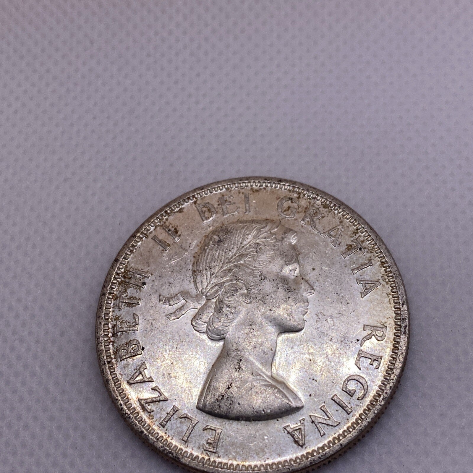 1958 CANADIAN SILVER DOLLAR CANADA SILVER COIN #3590-10