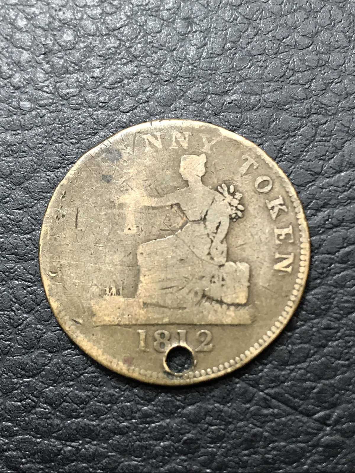 1812 Lower Canada Tiffin Halfpenny Token Breton 960 #1812-HLF-TKN-1