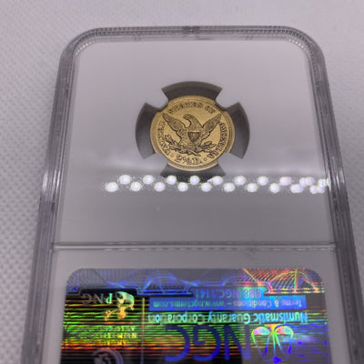 1846 $2.50 Liberty Gold Quarter Eagle AU Details NGC Key Date VERY RARE