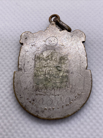 1922 Estonia Population Census Badge Medal With Engraving On The Back SEE