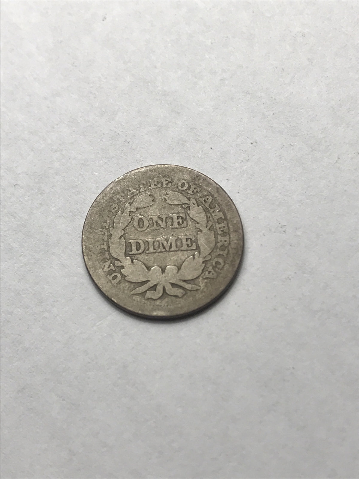 1841 Seated Liberty Silver Dime #LX654