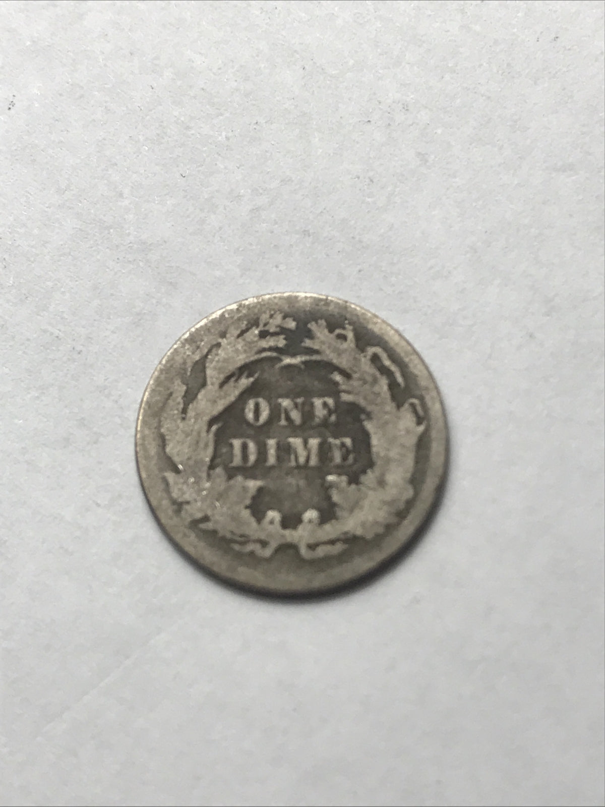 1891 Seated Liberty Dime 10C 90% Silver Coin #NN4960