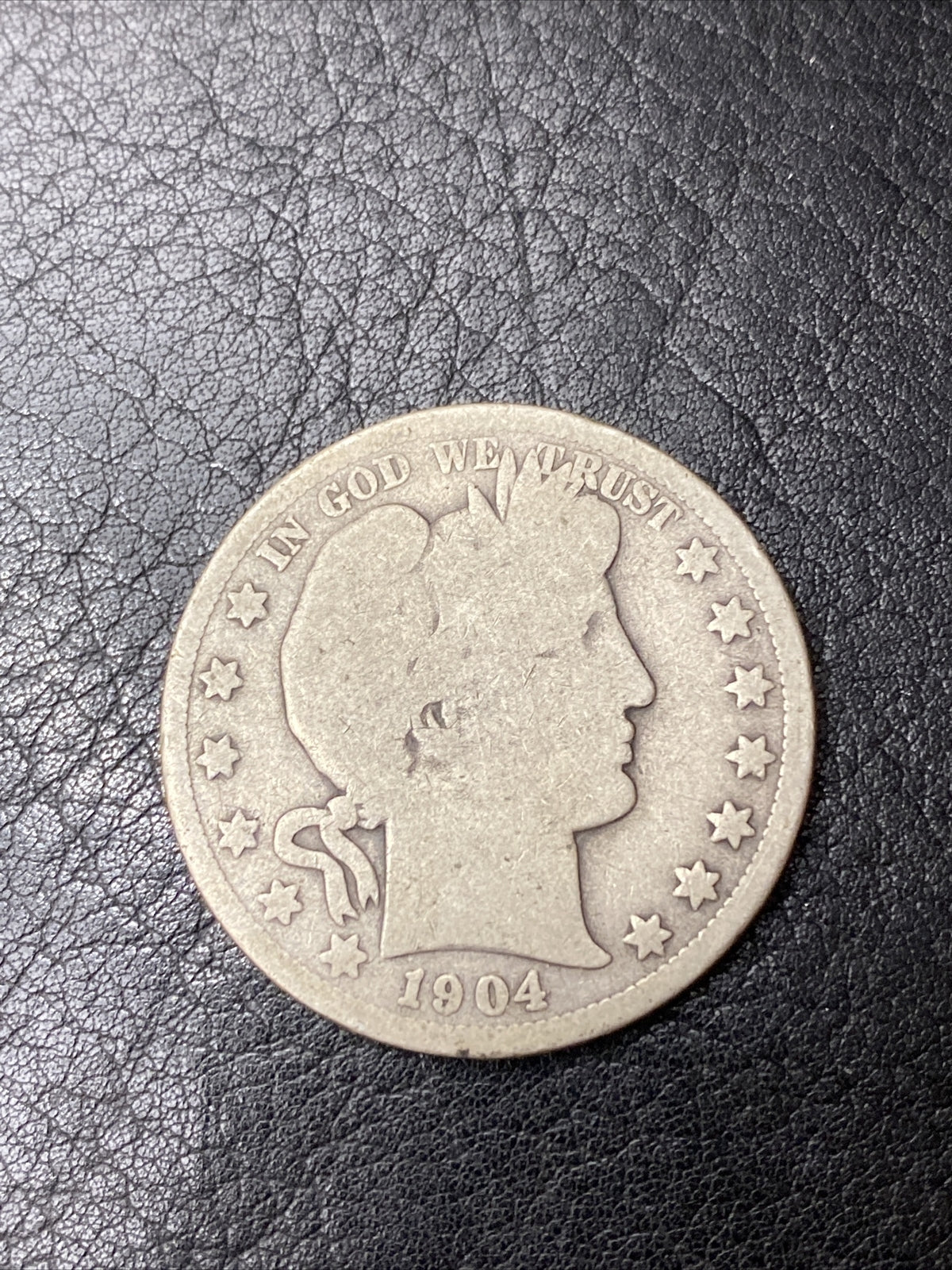 1904-S Barber Half Dollar Key Date Rare #2467-10