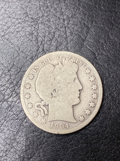 1904-S Barber Half Dollar Key Date Rare #2467-10