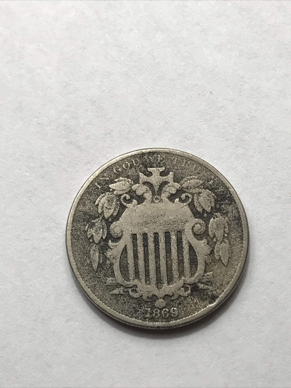 1869 Shield Nickel Great Beautiful Coin #EE1869