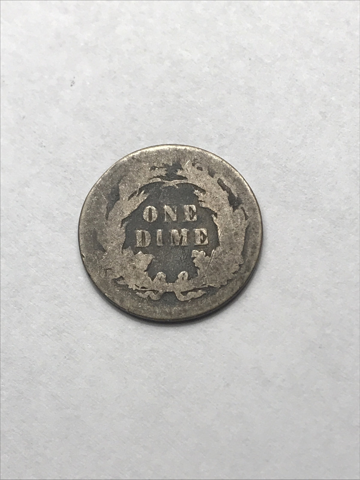 1890 Seated Liberty Dime Silver 90% Coin #GG46