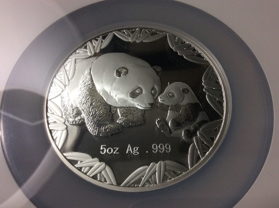 2012 ANA World's Fair of Money 5 oz Silver China Panda Medal PR69 Ultra Cam NGC