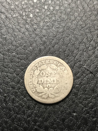 1854 O Seated Liberty Dime New Orleans Mint Rare