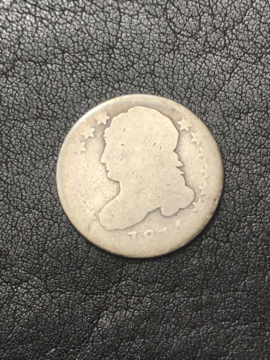 1814 Capped Bust Dime Rare Early Date JR-2 R-3 Silver 10c Coin RARE TYPE#BB9088