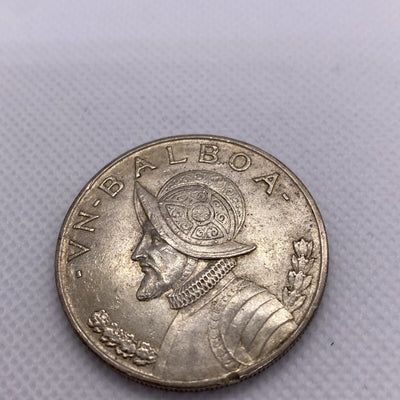 1947 Panama Silver Balboa Silver Coin Beautiful #9532