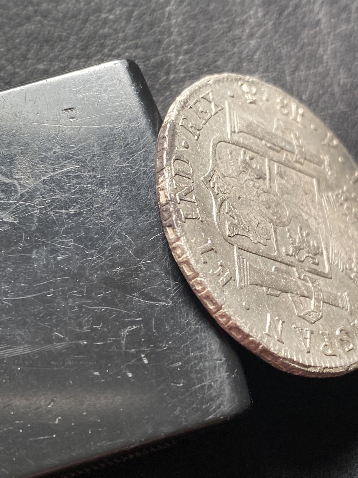 1818 PTS PJ Bolivia KM #84 8 Reals Silver Great Looking Coin Eight Reals #83229