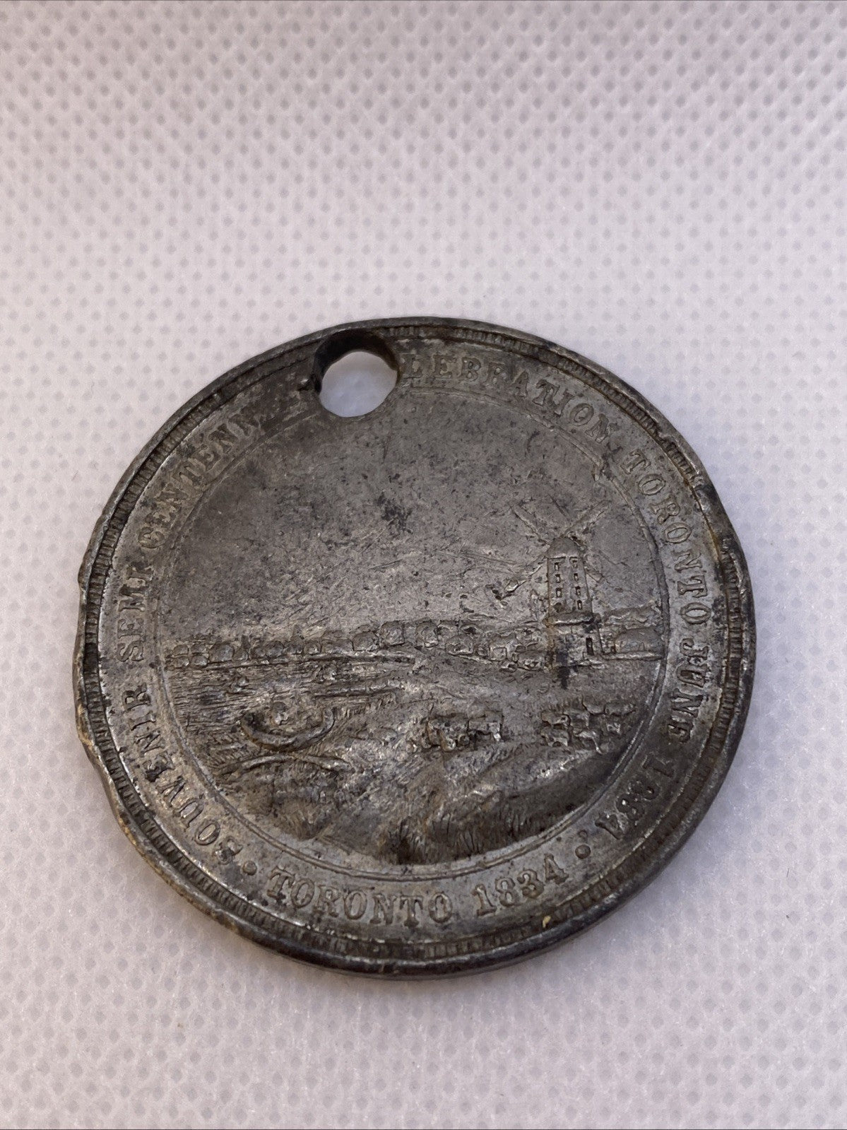 1834-1884 Marquess of Lansdowne Gov General Of Canada Toronto Medal RARE