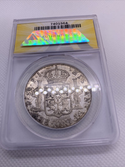 1817 PTS Bolivia 8 Reales 8R Anacs AU53 Details Silver Coin Colonial Rare #564