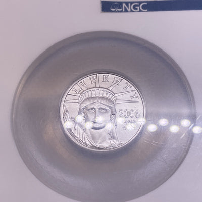 2006 Platinum Eagles, NGC MS 69 Early Releases 2 Coins Set 1/4 & 1/2  Unique Set