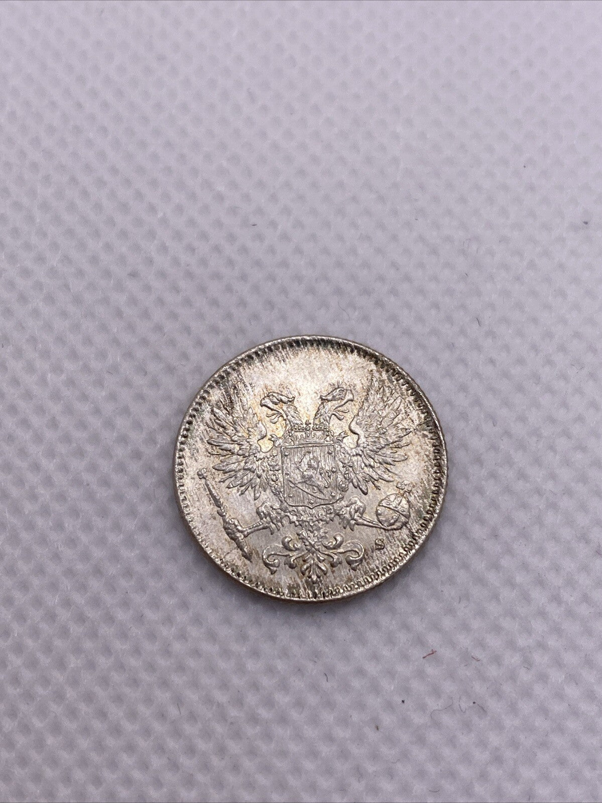 1917 S Finland 50 Pennia With Crown Grand Duchy #552-10