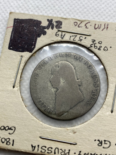 1805 4 Groschen Germany King Wilhelm III German State Prussia Silver Coin