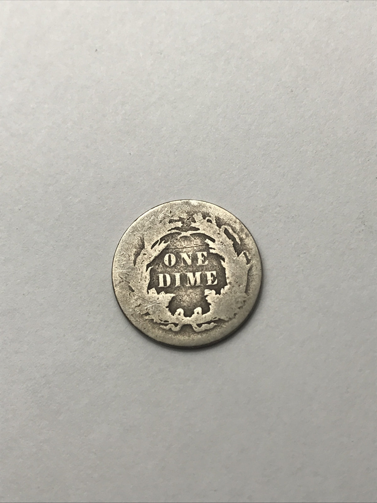 1890 Seated Liberty Dime Silver 90% Coin #UL67