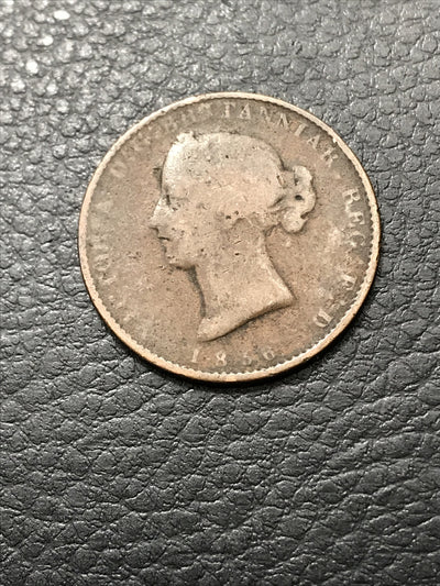 1856 NOVA SCOTIA  HALF PENNY TOKEN #1856-369