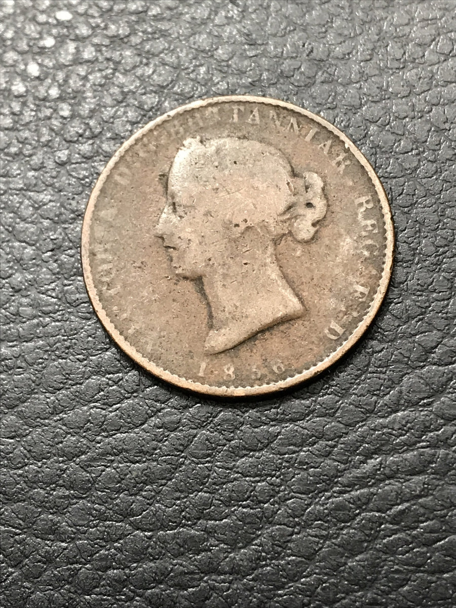 1856 NOVA SCOTIA  HALF PENNY TOKEN #1856-369